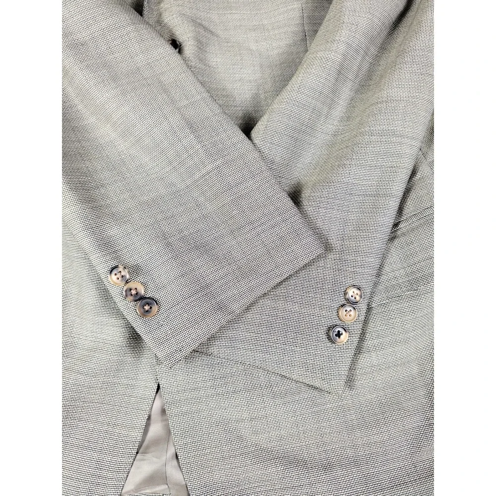 Ermenegildo Zegna Blazer Men's 45 Light Green High Performance Corpcore Workwear